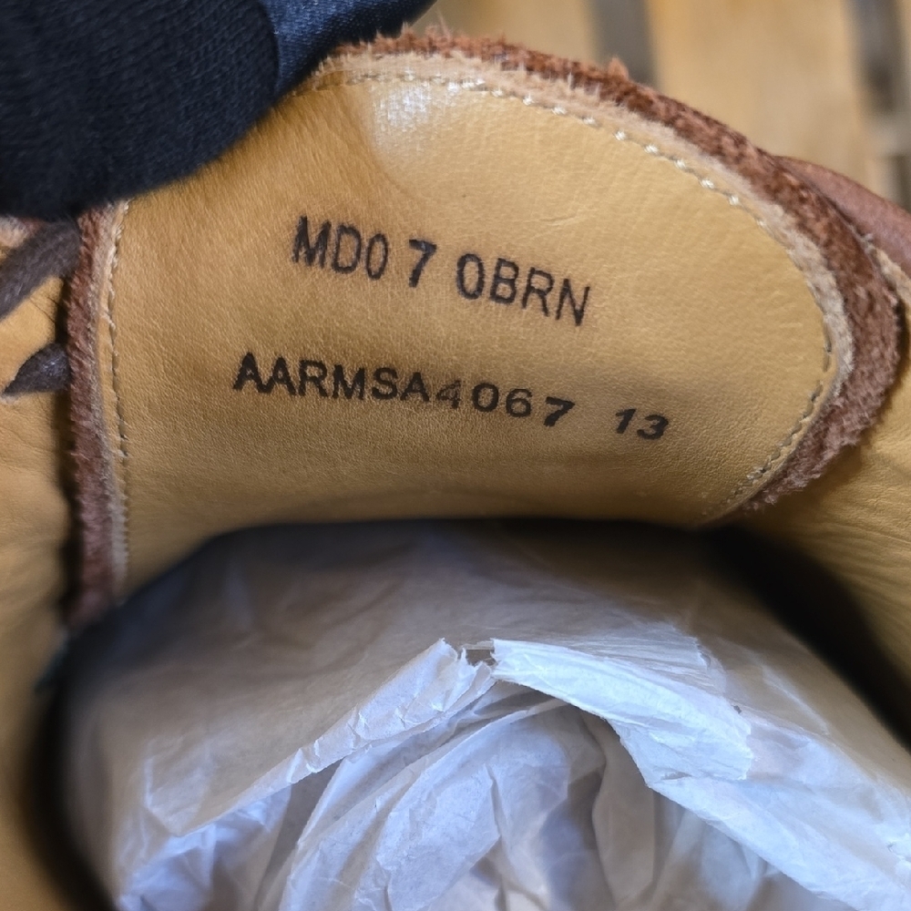 Charles Tyrwhitt Brown and Olive Oxfords - Picture 11 of 12